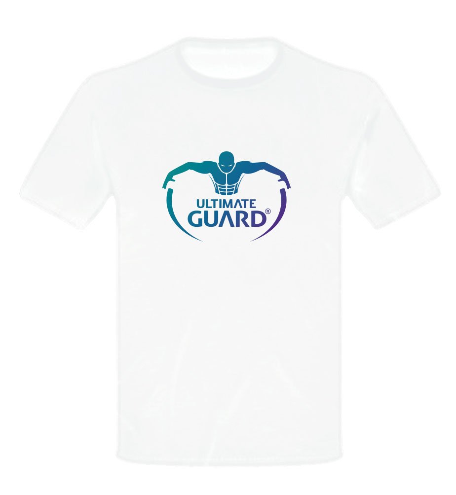 Ultimate Guard T-Shirt Logo Blanc (XXL)