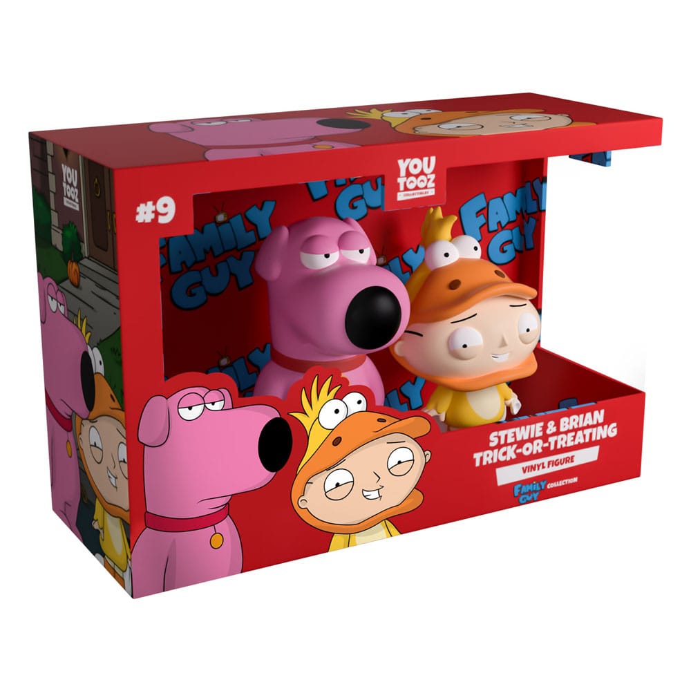 Family Guy pack 2 Vinyl figurines Stewie & Brian Trick-Or-Treating 10 cm