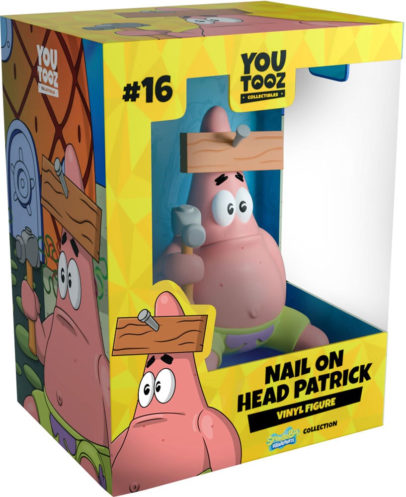 Bob l´éponge Vinyl figurine Nail on Head Patrick 10 cm