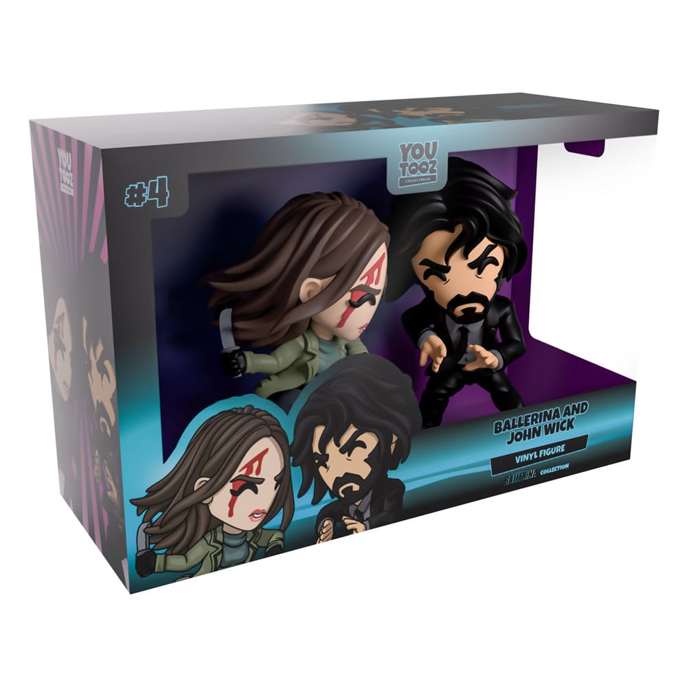 John Wick: Ballerina pack 2 Vinyl figurines Ballerina & John Wick 11 cm