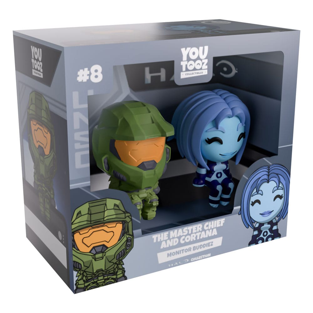 Halo Vinyl figurines The Master Chief & Cortana Monitor Buddiez
