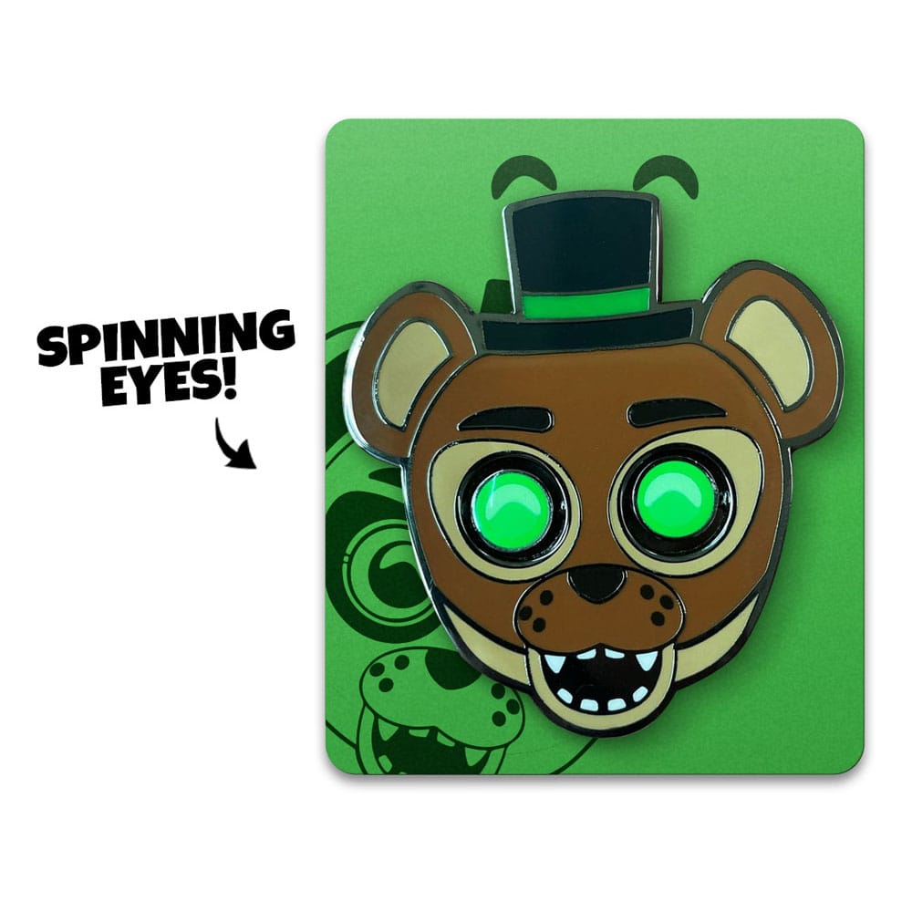Five Nights at Freddy´s Ansteck-Pin Popgoes The Weasel Glow in the Drak Spinning 5 cm