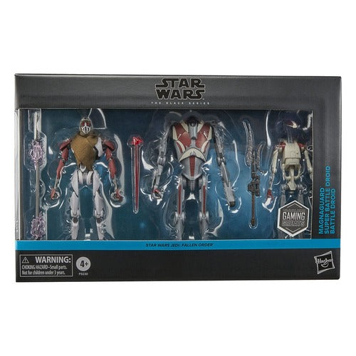 Star Wars Jedi: Survivor Black Series pack 3 figurines Magna Guard, Super Battle Droid & Battle Droid