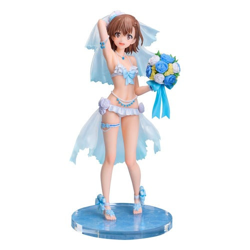 A Certain Scientific Railgun T statuette PVC 1/7 Mikoto Misaka Wedding Swimsuit Ver. 25 cm