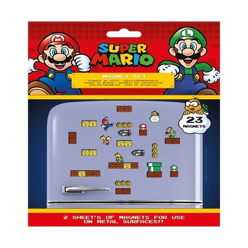 Super Mario pack aimants Mushroom Kingdom