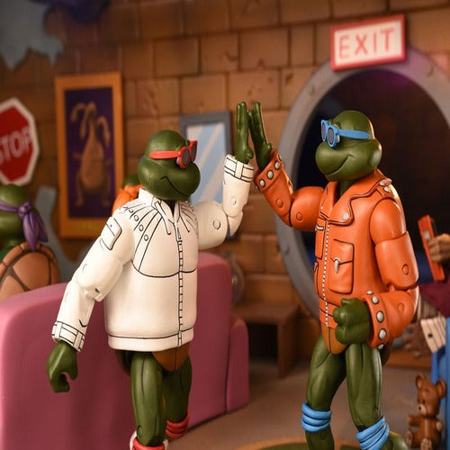 Tortues Ninja (Cartoon) figurine Punk Leo and Punk Raph 2 Pack 18 cm