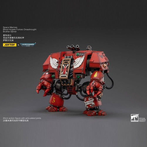 Warhammer 40k figurine 1/18 Blood Angels Furioso Dreadnought Brother Samel 20 cm
