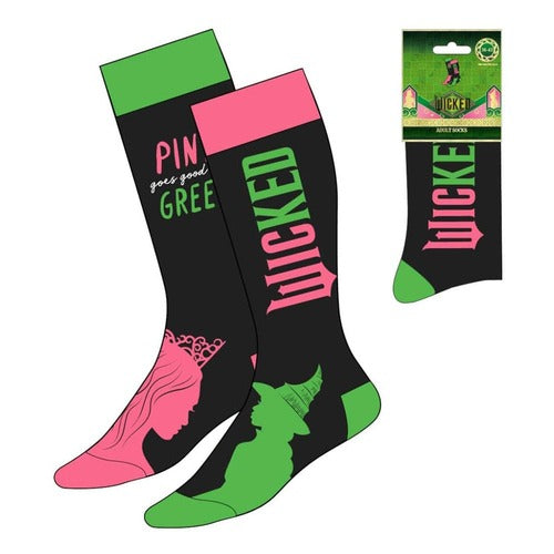 Wicked chaussettes Pink goes good with Green 36-43
