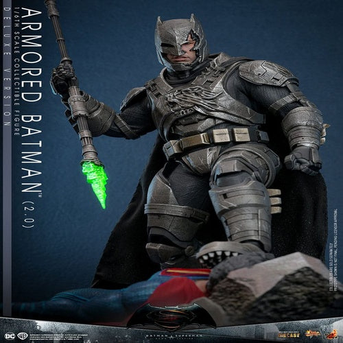 Batman v Superman: Dawn of Justice Movie Masterpiece Actionfigur 1/6 Armored Batman 2.0 (Deluxe Version) 33 cm