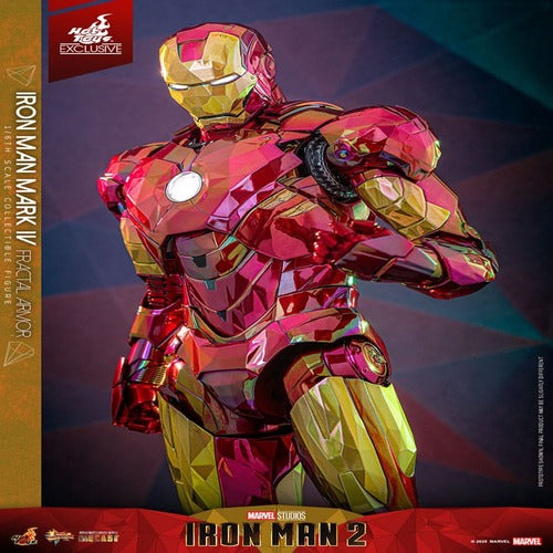 Iron Man figurine Movie Masterpiece Diecast 1/6 Iron Man Mark VI (Fractal Armor) Hot Toys Exclusive 33 cm