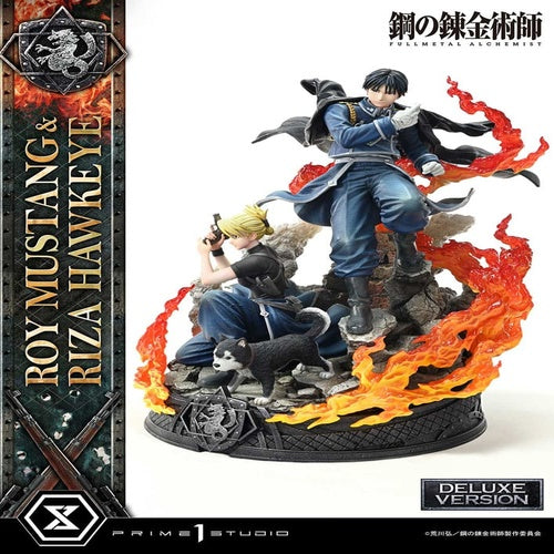 Fullmetal Alchemist Concept Masterline Statue 1/6 Roy Mustang & Riza Hawkeye Deluxe Bonus Version 50 cm