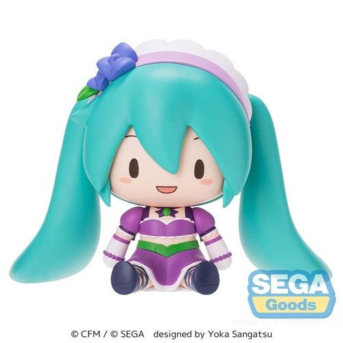 Character Vocal Series 01: Hatsune Miku figurine Fuwa Petit Chibi Hatsune Miku x Love and Berry Dress Up and Dance! Sparkly Purple 8 cm