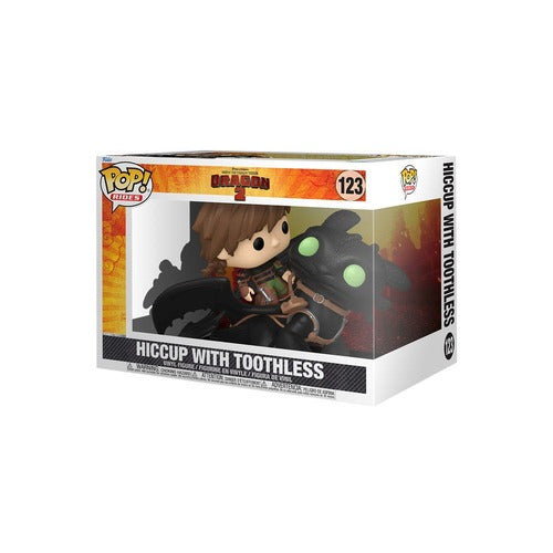 Dragons POP! Rides Deluxe Vinyl figurine Hiccup w/Toothless 9 cm