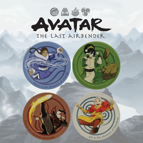 Avatar Der Herr der Elemente Untersetzer 4er-Pack
