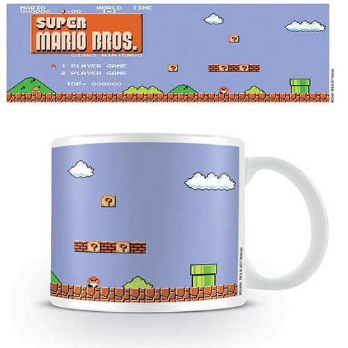 Super Mario Bros. mug Retro Title