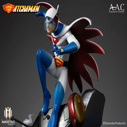 Gatchaman statuette Amazing Art Collection Ken the Eagle, The Leader of the Science Ninja Team 34 cm