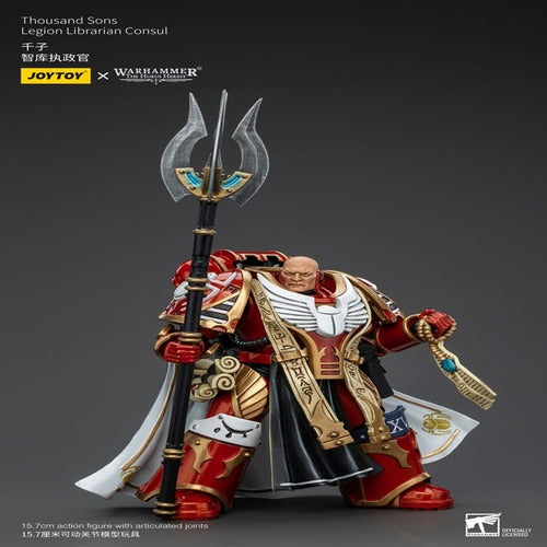 Warhammer The Horus Heresy figurine 1/18 Thousand Sons Legion Librarian Consut 16 cm