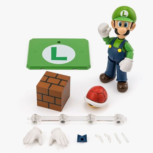Super Mario figurine S.H. Figuarts Luigi 11 cm