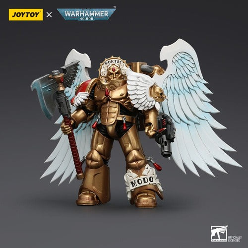 Warhammer 40,000 figurine 1/18 Blood Angels Sanguinary Guard with Encarmine Axe and Inferno Pistol 12 cm