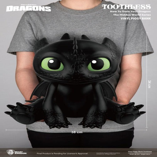 Dragons tirelire Piggy Vinyl Toothless 30 cm