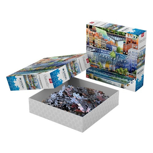 Tytus Brzozowski puzzle Imagination Warsaw Bridges (1000 pièces)
