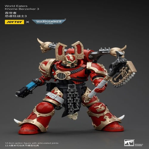 Warhammer 40k figurine 1/18 World Eaters Khorne Berzerker 3 13 cm