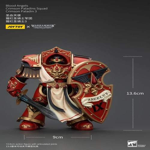 Warhammer The Horus Heresy figurine 1/18 Blood Angels Crimson Paladins Squad Crimson Paladin 3 14 cm