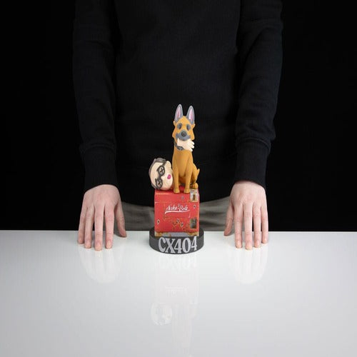 Fallout Vinyl Figur CX404 & Wilzig (Head) Stylized 20 cm