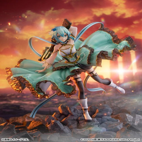 Sword Art Online statuette PVC SHIBUYA SCRAMBLE FIGURE 1/7 Sinon Crystal Dress Ver. 29 cm