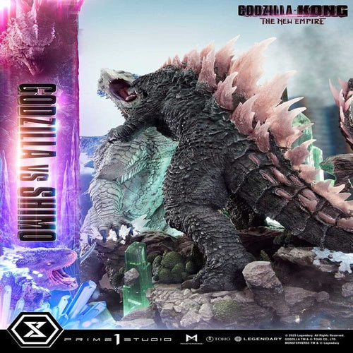 Godzilla x Kong: The New Empire Ultimate Diorama Masterline Series Statue Godzilla vs Shimo 86 cm