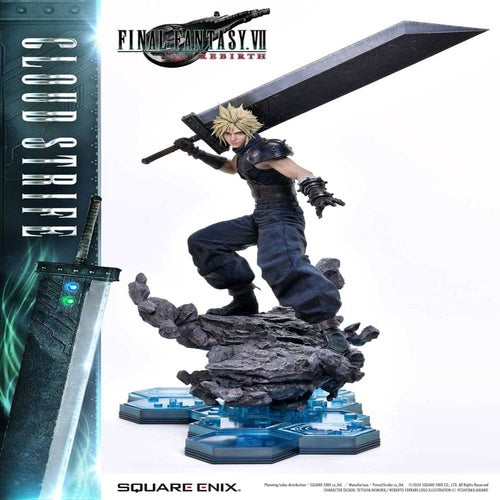 Final Fantasy VII Rebirth statuette 1/4 Cloud Strife 68 cm