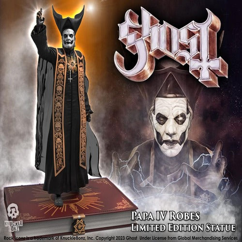 Ghost statuette Rock Iconz 1/9 Papa Emeritus IV (Black Robes) 22 cm