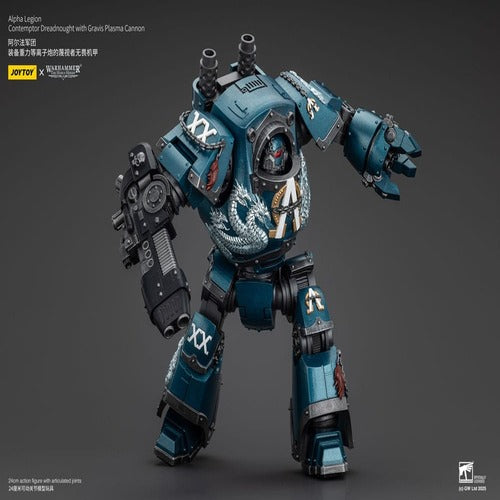 Warhammer The Horus Heresy figurine Alpha Legion Contemptor Dreadnought with Gravis Plasma Cannon 25 cm