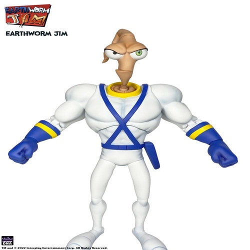 Earthworm Jim Zubehör-Set Wave 1: Worm Body & Jim Heads Accessory Pack