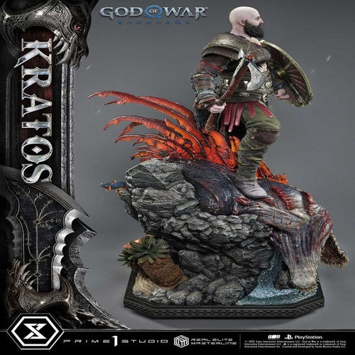 God of War: Ragnarok Real Elite Masterline Series Statue 1/3 Kratos 95 cm