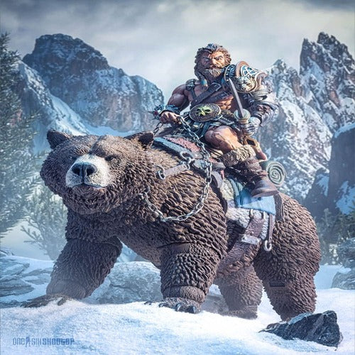 Mythic Legions: Rising Sons figurine Bodvar (Bear Mount) 15 cm
