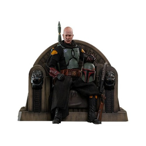 Star Wars: The Mandalorian figurine 1/6 Boba Fett Repaint Armor and Throne Special Edition 30 cm