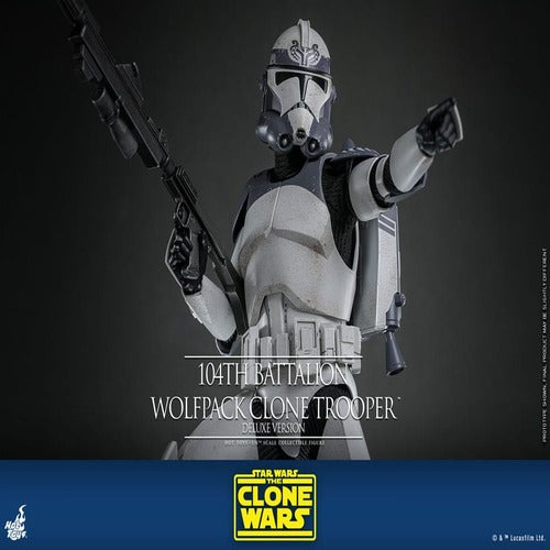 Star Wars The Clone Wars figurine 1/6 104th Battalion Wolfpack Clone Trooper Deluxe Version 30 cm