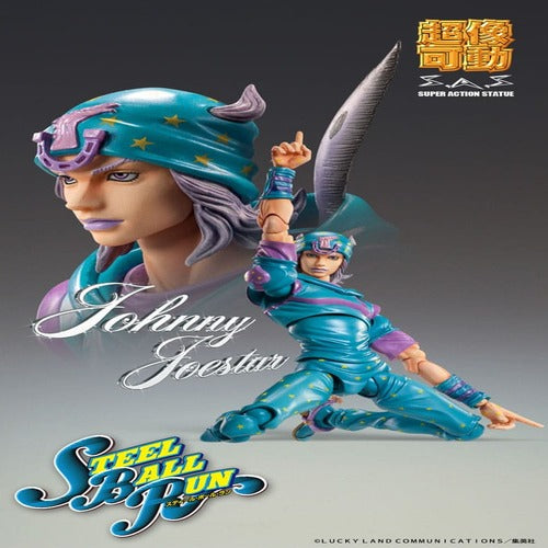 JoJo's Bizarre Adventure Part7 Steel Ball Run figurine Super Action Chozokado Johnny Joestar Second 15 cm