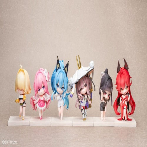 Goddess of Victory: Nikke pack 6 figurines SAC Series Chibi Vol. 2 10 cm