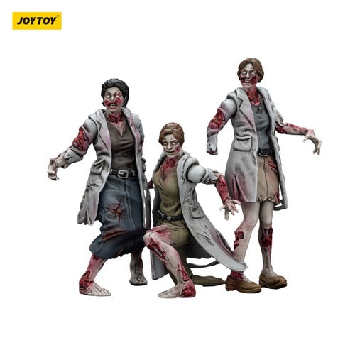 Zombie pack 3 figurines Dark Source Medics 8 cm