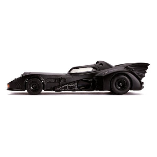Batman 1989 1/32 Hollywood Rides 1989 Batmobile métal avec figurine