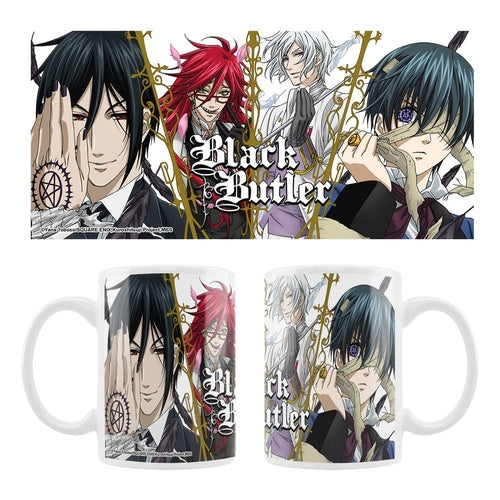 Black Butler mug céramique Sebastian, Grell, Ash, Ciel