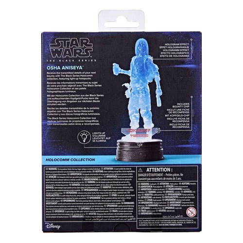 Star Wars Black Series Holocomm Collection figurine Osha Aniseya 15 cm