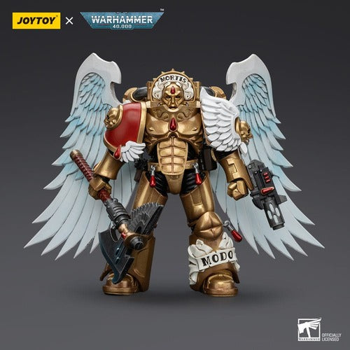 Warhammer 40,000 figurine 1/18 Blood Angels Sanguinary Guard with Encarmine Axe and Inferno Pistol 12 cm
