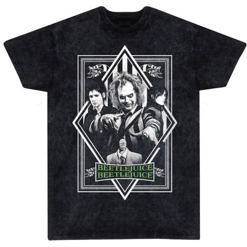 Beetlejuice 2 T-Shirt Poster Snow Wash (S)