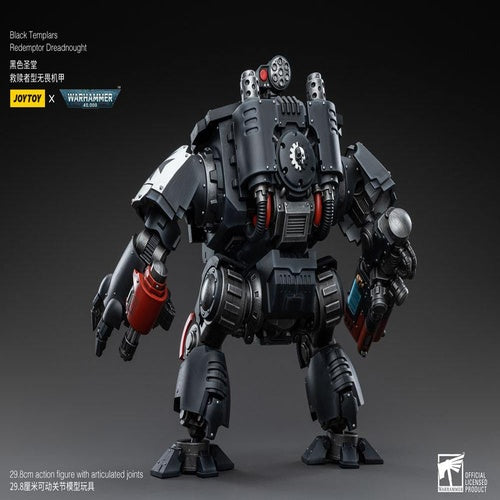 Warhammer 40k Actionfigur 1/18 Black Templars Redemptor Dreadnought 30 cm