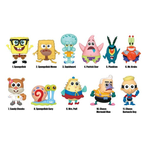 Bob l´éponge présentoir porte-clés sac à dos 3D Classic Series 3 (24)