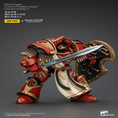 Warhammer The Horus Heresy figurine 1/18 Blood Angels Crimson Paladins Squad Crimson Paladin 3 14 cm