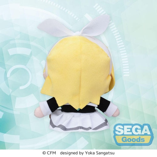 Character Vocal Series 02: Kagamine Rin/Len peluche Fuwa Petit Mini Kagamine Rin Uniform Ver. (EX) 16 cm